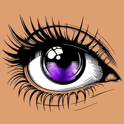 realistic eye