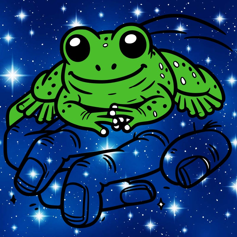 frog nails on person