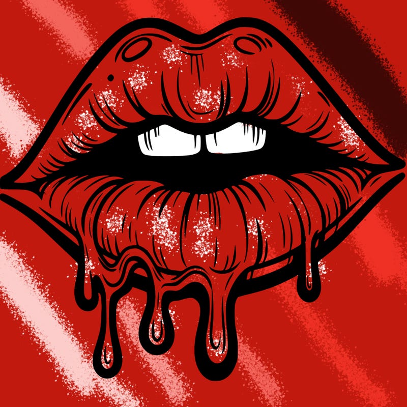 lips that look realistic and drip
