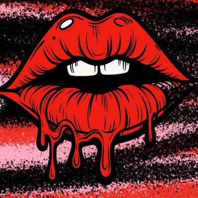 lips that look realistic and drip