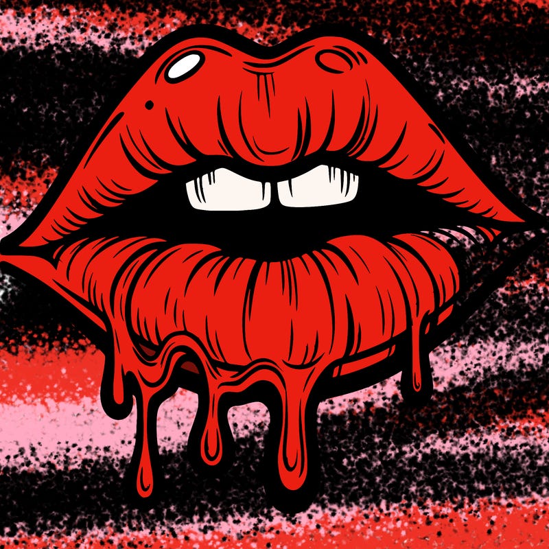 lips that look realistic and drip