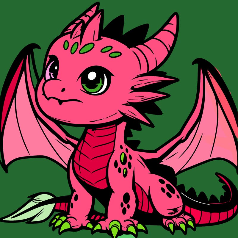fierce baby night dragon