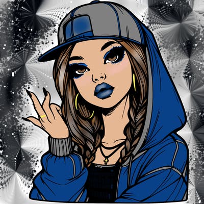 realistic hip hop girl