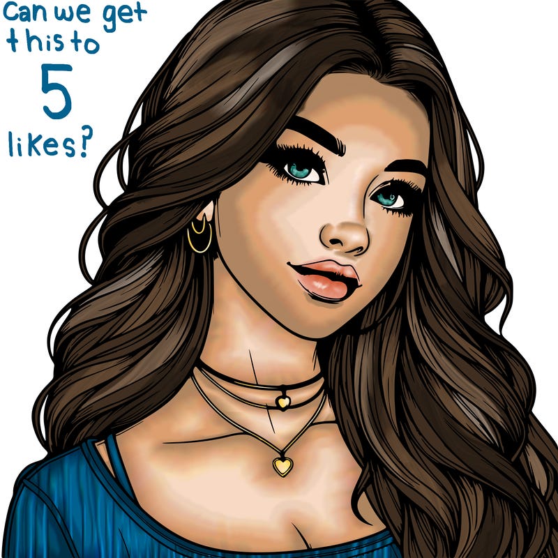 detailed realistic girl