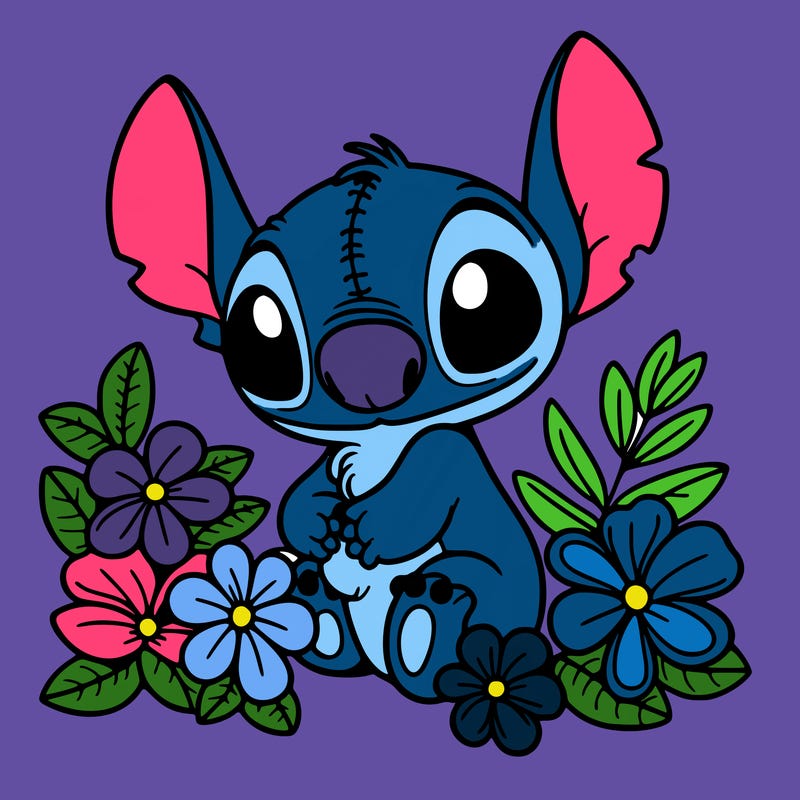 stich and flowers