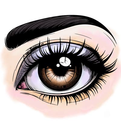 realistic eye