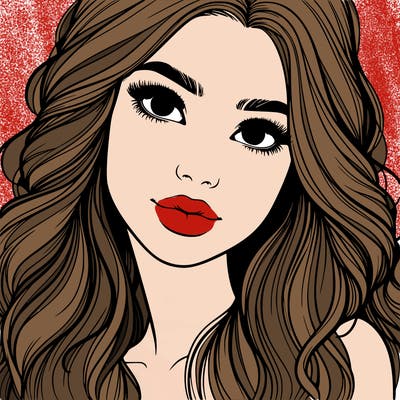 beautiful realistic girl