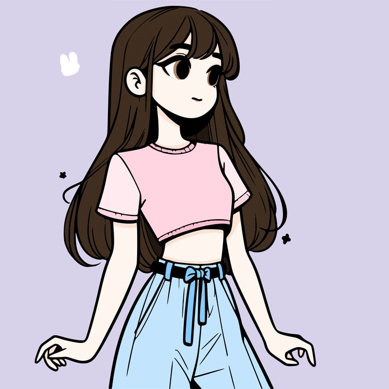 girl in a cute crop top