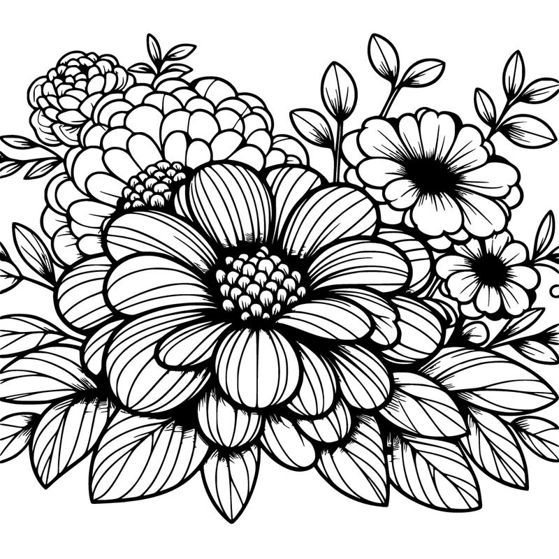 big, beautiful flowers