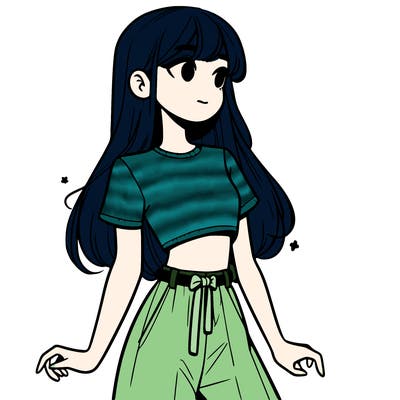 girl in a cute crop top