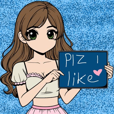 realistic pretty girl holding blank sign