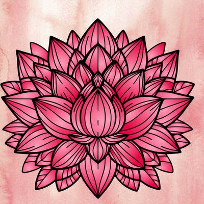 lotus flower mandala