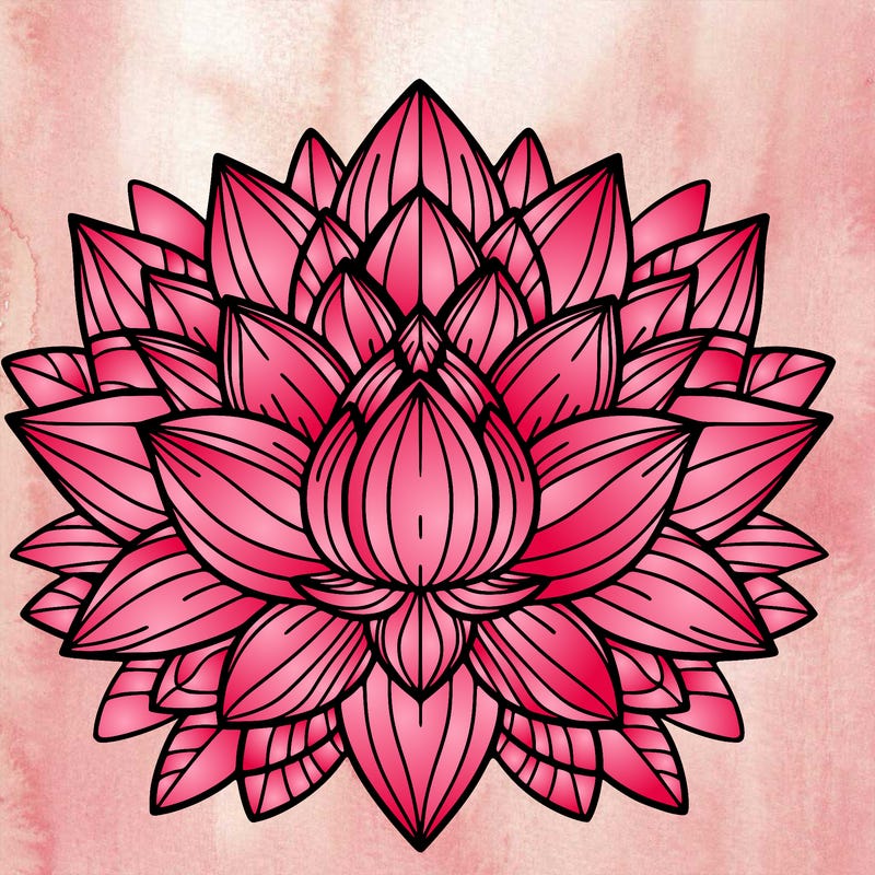 lotus flower mandala