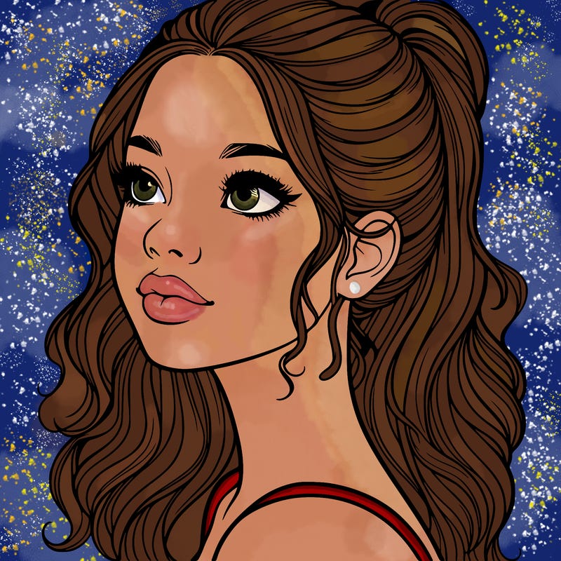 beautiful realistic girl