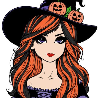 halloween realistic girl