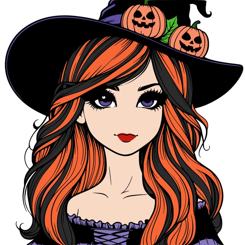 halloween realistic girl