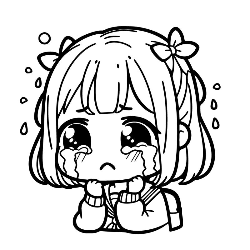 girl crying