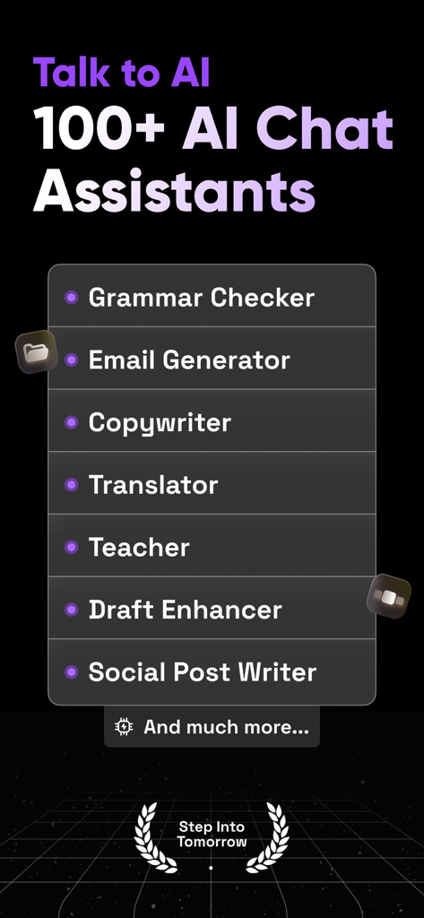 AI Chat Assistant - Chatomic - Productivity App | MWM