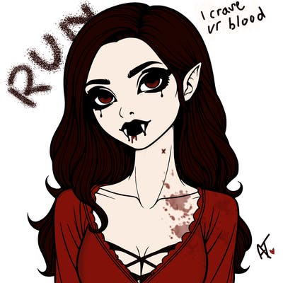 realistic vampire girl