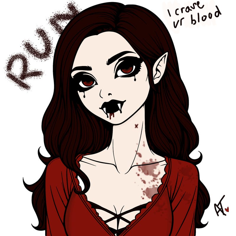 realistic vampire girl