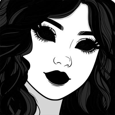 beautiful realistic girl close up to the camera with wavy hair,