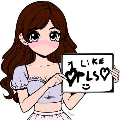 realistic pretty girl holding blank sign