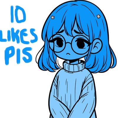 sad girl with glasses in a sweater