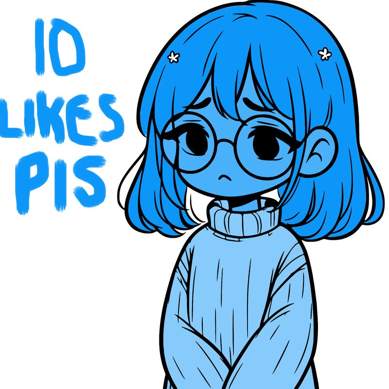 sad girl with glasses in a sweater