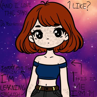 girl in a cute crop top