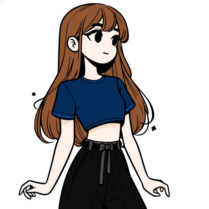 girl in a cute crop top