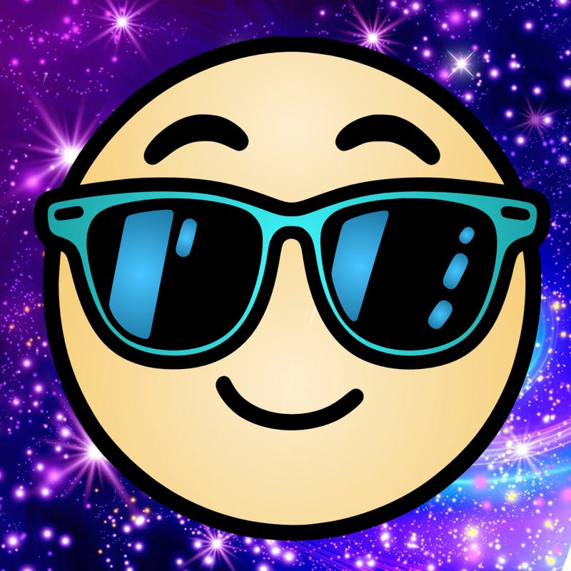 emoji with sunglasses