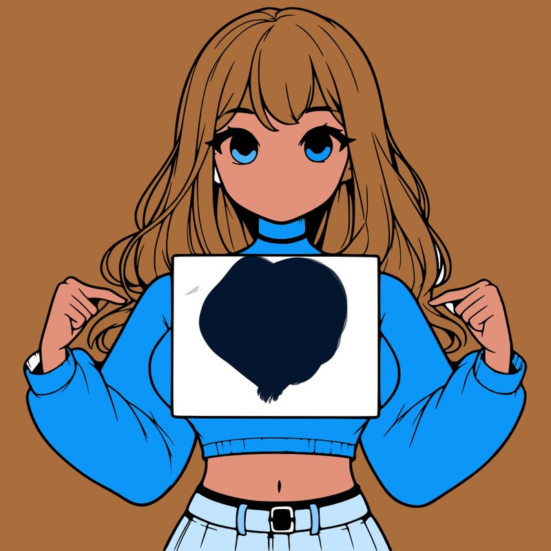 girl holding a blank sign in a long sleeve crop top