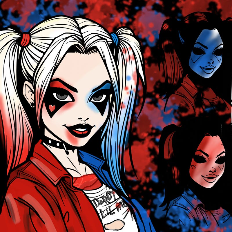 realistic girl that looks like harley quinn