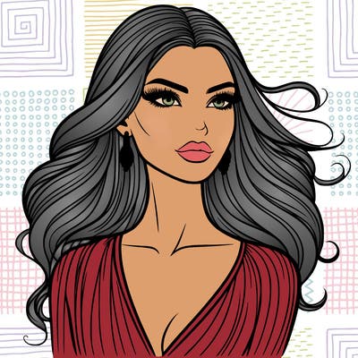 beautiful fashion woman