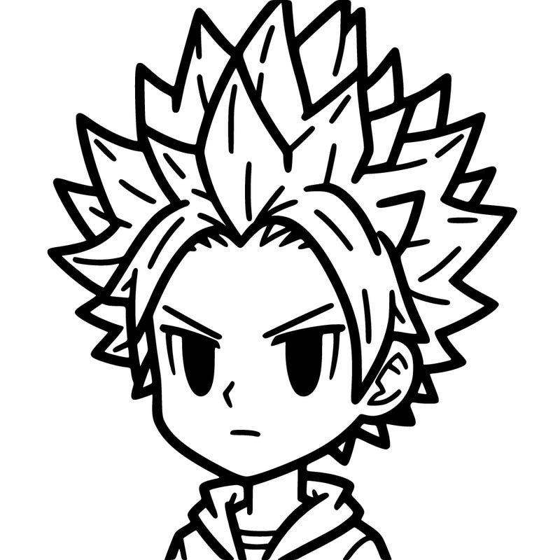 gojo satorou with spiked hair