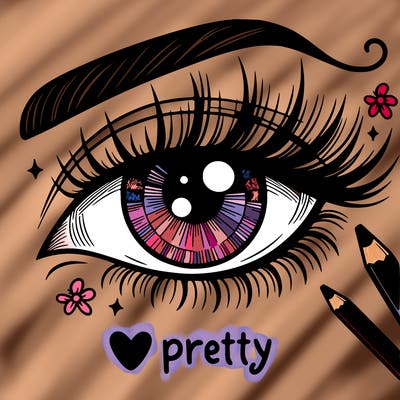 pretty eye