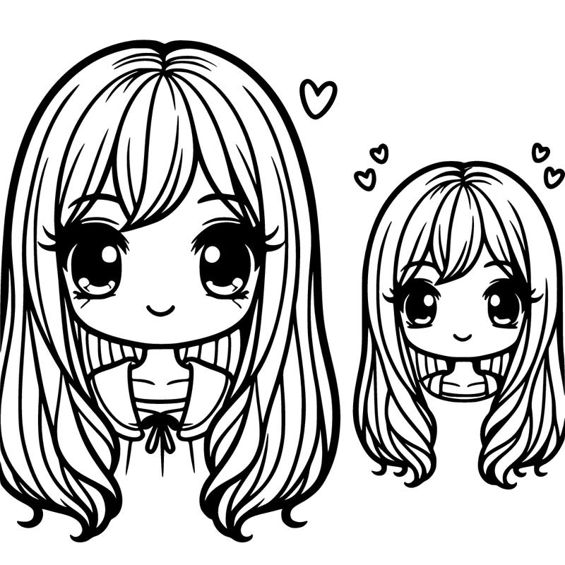 cute girl long hair cute eyes teen