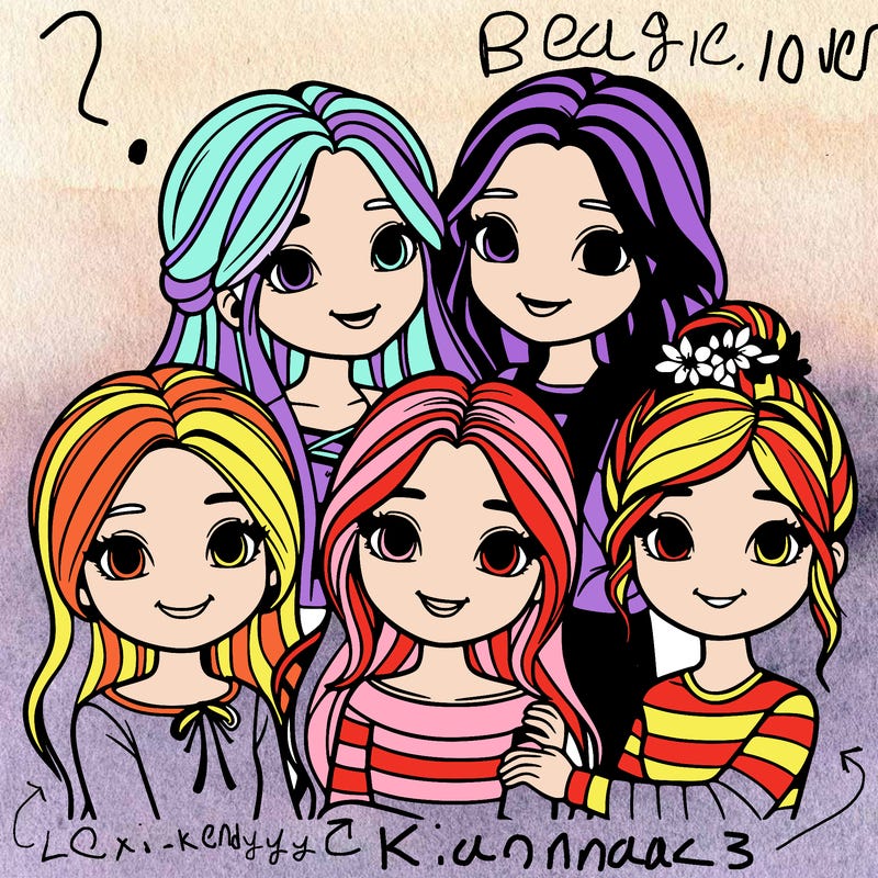 group of girl friends