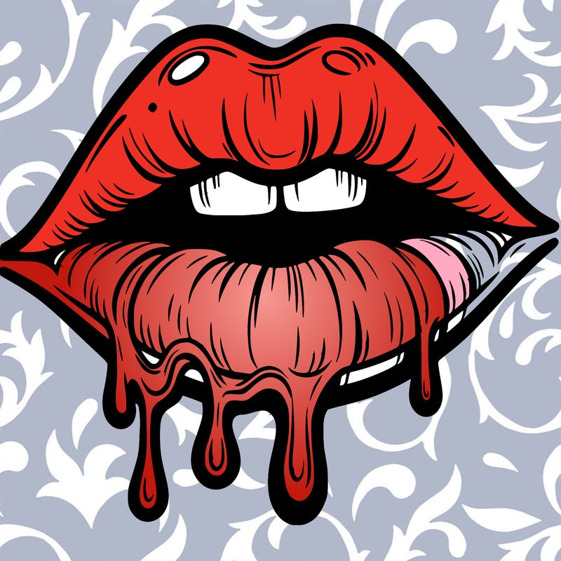 lips that look realistic and drip