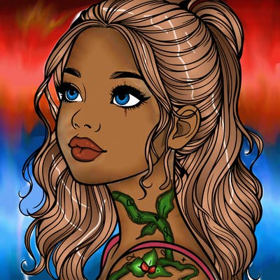 beautiful realistic girl