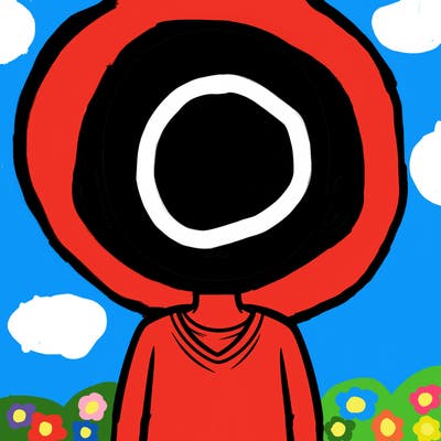 a blank person with no hair