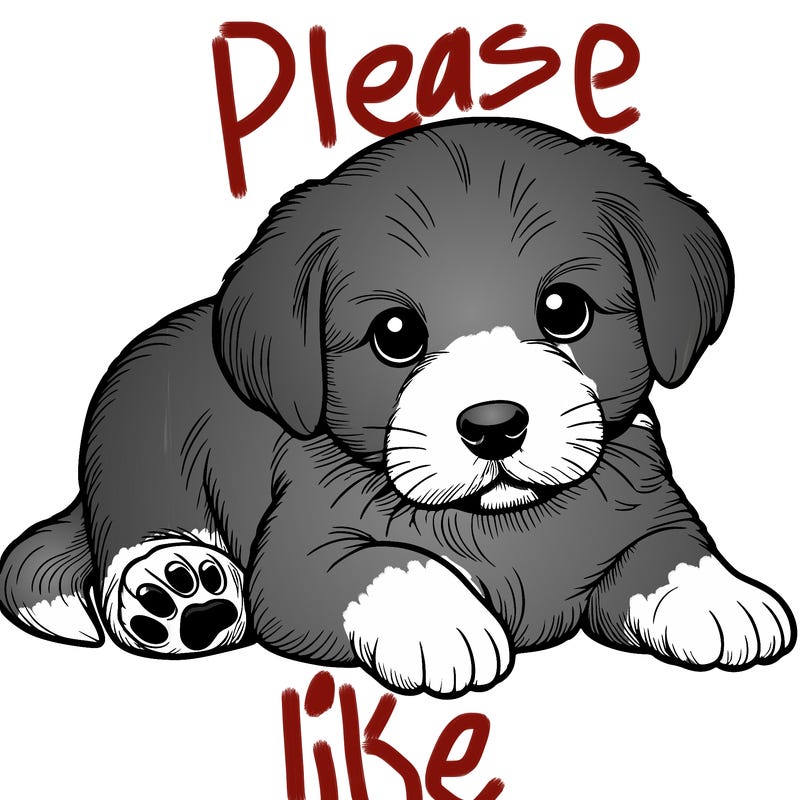 a cute realistic puppy