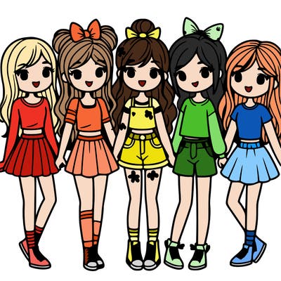 a girls friend group