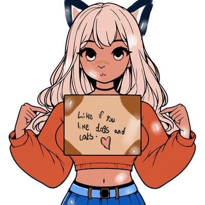 girl holding a blank sign in a long sleeve crop top