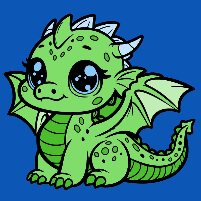 cute baby dragon