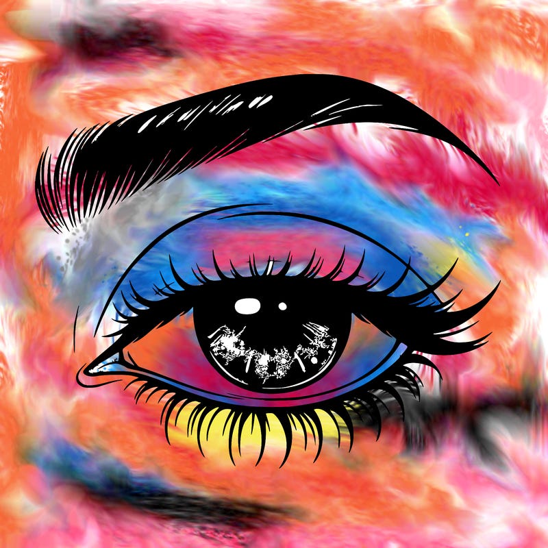 eye closed realistic