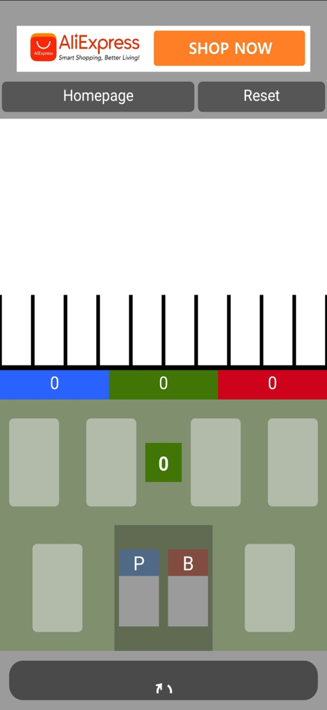 Interfaz de aplicación de seguimiento de presión arterial sencilla con campos de registro digital simples y botones de navegación.