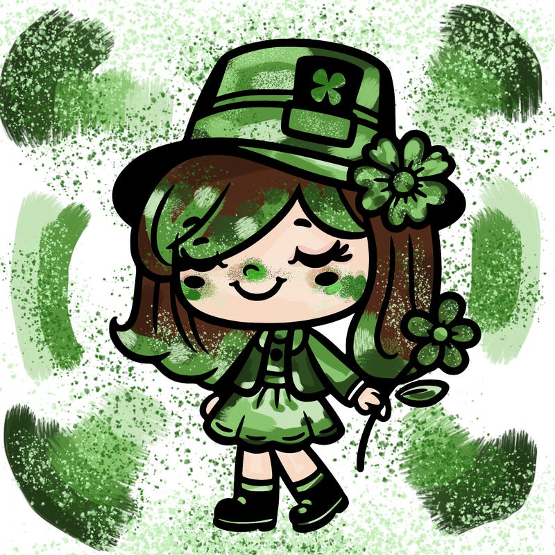 girl saint patrick’s day