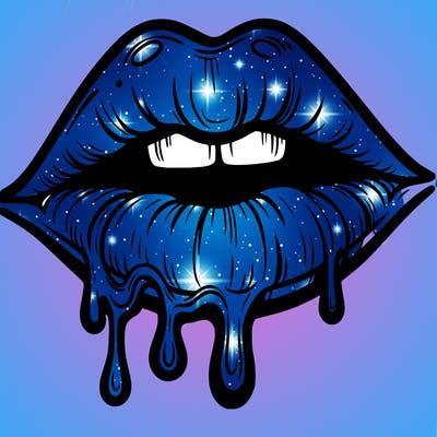 lips that look realistic and drip