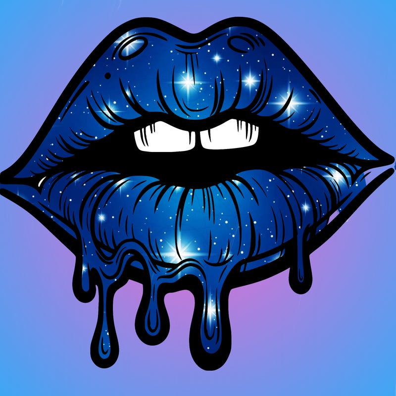 lips that look realistic and drip